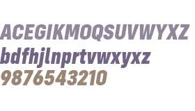 Config Condensed ExtraBold Italic