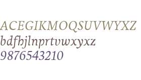 Livory W02 Regular Italic