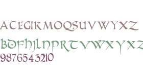 PR Uncial Alternate Capitals