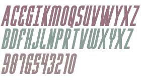 Y-Files Bold Compact Italic