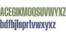 Baikal Trial Ultra Condensed Semi Bold