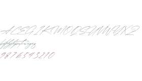 Qalisha Signature Script Italic