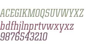 Kairos W01 Condensed Italic