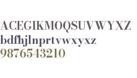 Bodoni* 11 Bold