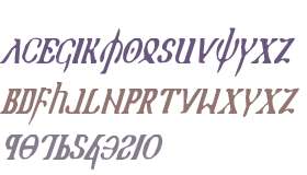 Holy Empire Condensed Italic V2