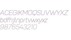 Petrov Sans ExtraLight Italic