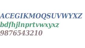 DejaVu Serif Condensed Bold Italic V2