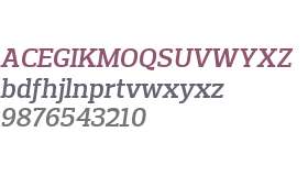 Prelo Slab W01 Semi Bold Italic