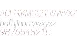 tonnelier Thin Italic