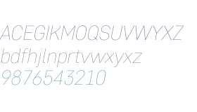 Core Sans D 15 Thin W01 Italic