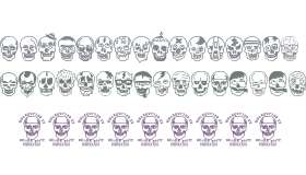 Skulls Party Icons