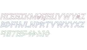 xBONES Outline Italic