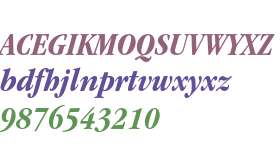 ITC Garamond Std Bold Condensed Italic