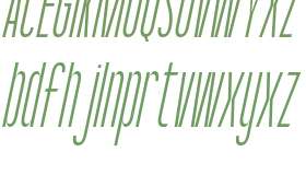Hightershot Light Italic