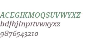 Page Serif OT W03 Italic