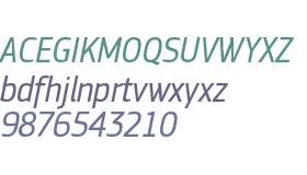 PF Square Sans Cond W01 Italic