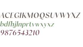 Silk Sans Display TRIAL Sm Bd Oblique