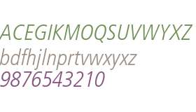 Frutiger Pro 48 Light Condensed Italic