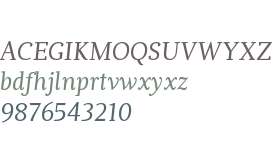 Dorica W01 Regular Italic