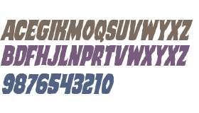 Dusk Demon Condensed Italic