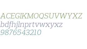 Prelo Slab W04 Light Italic