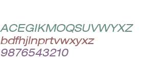 Helvetica Neue LT Com 53 Extended Oblique V1