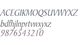 Barrett Condensed Italic