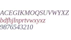 Ascender Serif W02 Italic