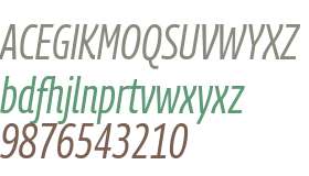 Georama Condensed Italic