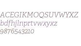 Adelle W01 Thin Italic