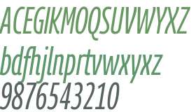 Georama Extra Condensed Italic