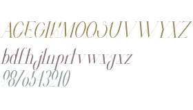 Valkyrie Condensed Italic