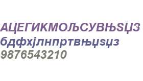 Macedonian Helv Bold Italic