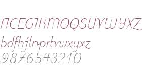 Puritas LT W04 Light Italic