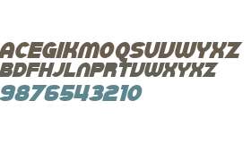 SF Juggernaut Condensed Bold Italic V2 V1