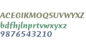 Humana Sans ITC W04 Bold Italic
