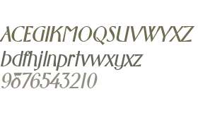 Wright Bold Italic