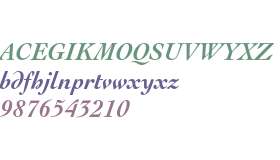 Engravers' Oldstyle 205 Bold Italic