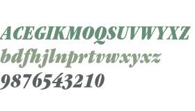 Garamond Itc T Ultra Condensed Italic