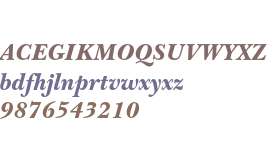 ITC New Baskerville Black Italic