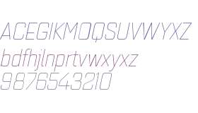 Quarca W01 Norm Thin Italic