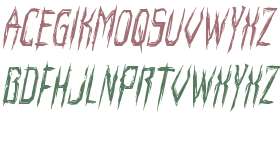 Horroroid Condensed Italic