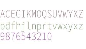 Gen Jyuu Gothic L Monospace ExtraLight