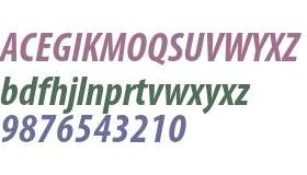 Myriad Pro Bold Condensed Italic