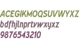Wevli Condensed W90 Bold Italic