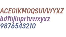 Config Condensed SemiBold Italic