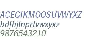 Linotype Gothic W04 Italic