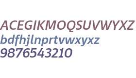 Ebony W03 SemiBold Italic