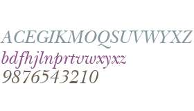 New Baskerville ITC W04 Italic