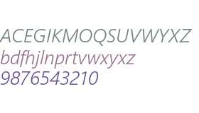 Segoe Pro SemiLight Italic